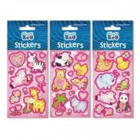 Opakowanie Naklejki Sticker BOO silver serca