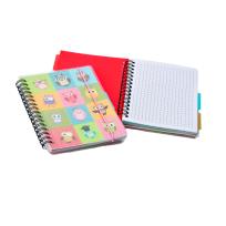 Zdjęcie produktu Notes A6 na spirali z gumką i przekł. 3szt. linia