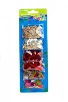 Opakowanie Ozdoba dekoracyjna metaliczna mix