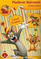 Okładka książki Piaskowe malowanki - 2 obrazki - Tom and Jerry ALE