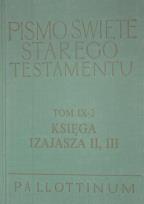 Okładka książki Pismo Święte ST Tom IX-2 Księga Izajasza I II III