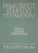 Opakowanie Pismo Święte ST Tom X-1 Księga Jeremiasza