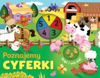 Okładka książki Poznajemy cyferki. Kręć i ucz się!