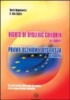 Okładka książki Prawa uczniów z dysleksją w Europie