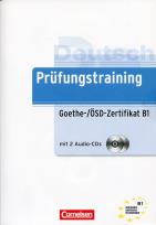 Opakowanie Prufungstraining DaF B1 Goethe-/OSD-Zertifikat Ubungsbuch mit Losungen und CD