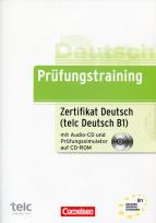 Opakowanie Prufungstraining DaF B1 Zertifikat Deutsch / telc Deutsch B1 Ubungsbuch mit CD und CD-ROM