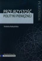 Okładka książki Przejrzystość polityki pieniężnej