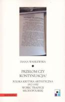 Okładka książki Przełom czy kontynuacja? Polska krytyka...
