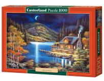 Opakowanie Puzzle 1000 Copy of Moonlit Cabin CASTOR