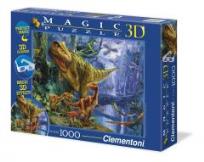 Opakowanie Puzzle 1000 Magic 3D Dinozaury