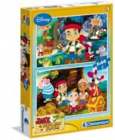 Opakowanie Puzzle 2x60 Jake i Piraci z Nibylandii