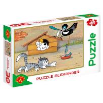Okładka książki Puzzle 30 - Reksio - podchody ALEX