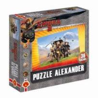 Opakowanie Puzzle 36 Gigant Jak wytresować smoka 2 Ekipa ALEX