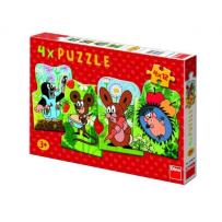 Opakowanie Puzzle 4x12 Krecik DINO