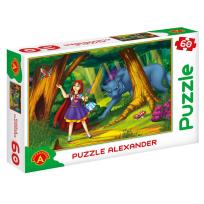 Okładka książki Puzzle 60 - Czerwony kapturek ALEX