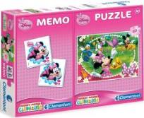 Opakowanie Puzzle 60+Memo Klub Przyjaciół Myszki Miki. Minnie
