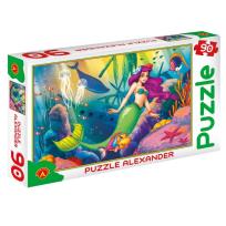 Okładka książki Puzzle 90 - Mała Syrenka ALEX