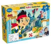 Opakowanie Puzzle dwustronne Maxi 108 Jake i piraci z Nibylandii