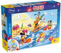 Opakowanie Puzzle dwustronne plus Myszka Miki i Goofy 108