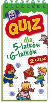 Okładka książki Quiz dla 5-latków i 6-latków cz. 2