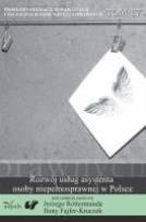 Okładka książki Rozwój usług asystenta osoby niepełnosprawnej