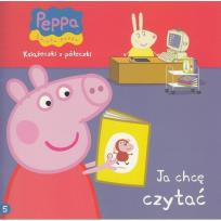 Okładka książki Świnka Peppa. Książeczki z.. 5 Ja chcę czytać