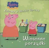 Okładka książki Świnka Peppa. Zabawy w .. 4 Wiosenne porządki