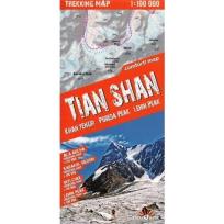 Okładka książki Trekking map Tian Shan 1:100 000