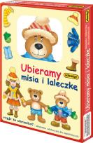 Okładka książki Ubieramy misia i laleczkę