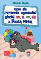 Okładka książki Uczę się poprawnie wymawiać głoski sz ż cz dż z Foczką Ninką