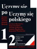 Okładka książki Uczymy się polskiego. Teksty + komentarz