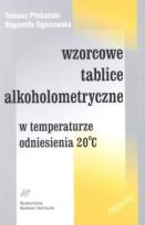 Okładka książki Wzorcowe tablice alkoholometryczne