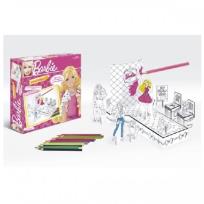 Opakowanie Zestaw kreatywny 3D do kolorowania Barbie