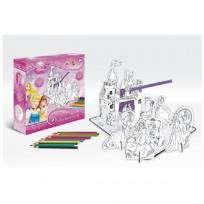 Opakowanie Zestaw kreatywny 3D do kolorowania Księżniczki
