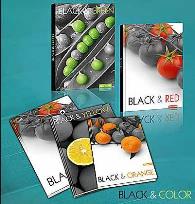 Opakowanie Zeszyt A5/60K/BR linia 10 szt. Black&Color