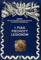 Okładka książki 1 pułk piechoty legionów