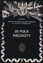 Okładka książki 39 Pułk Piechoty