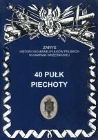 Okładka książki 40 Pułk Piechoty