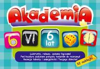 Okładka książki Akademia - 6 lat +32 naklejki Greg