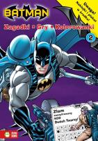 Okładka książki Batman. Zadania, gry, naklejki cz. 2