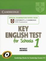 Opakowanie Cambridge Key English Test for Schools 1 Student's Book