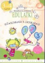 Okładka książki Edulatki. Ćwiczenia z liczenia 3-4 lat