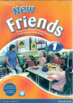 Okładka książki Friends NEW 1 SB +CD LONGMAN