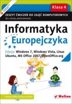 Okładka książki Informatyka Europejczyka SP 4 ćw Win 7 NPP w.2012
