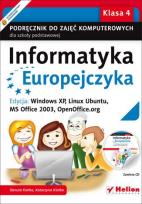 Okładka książki Informatyka Europejczyka SP 4 podr Win XP NPP 2012