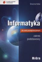 Okładka książki Informatyka LO ZP w.2012 MIGRA