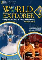 Okładka książki J. Angielski SP 4 WORLD EXPLORER SB wyd.2014 NE