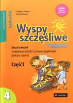 Okładka książki Język Polski SP 4/1 ćw Wyspy Szczęśliwe WIKING