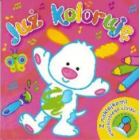 Okładka książki Już koloruję czerwona