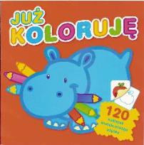 Okładka książki Już koloruję - Omnibus. 120 naklejek